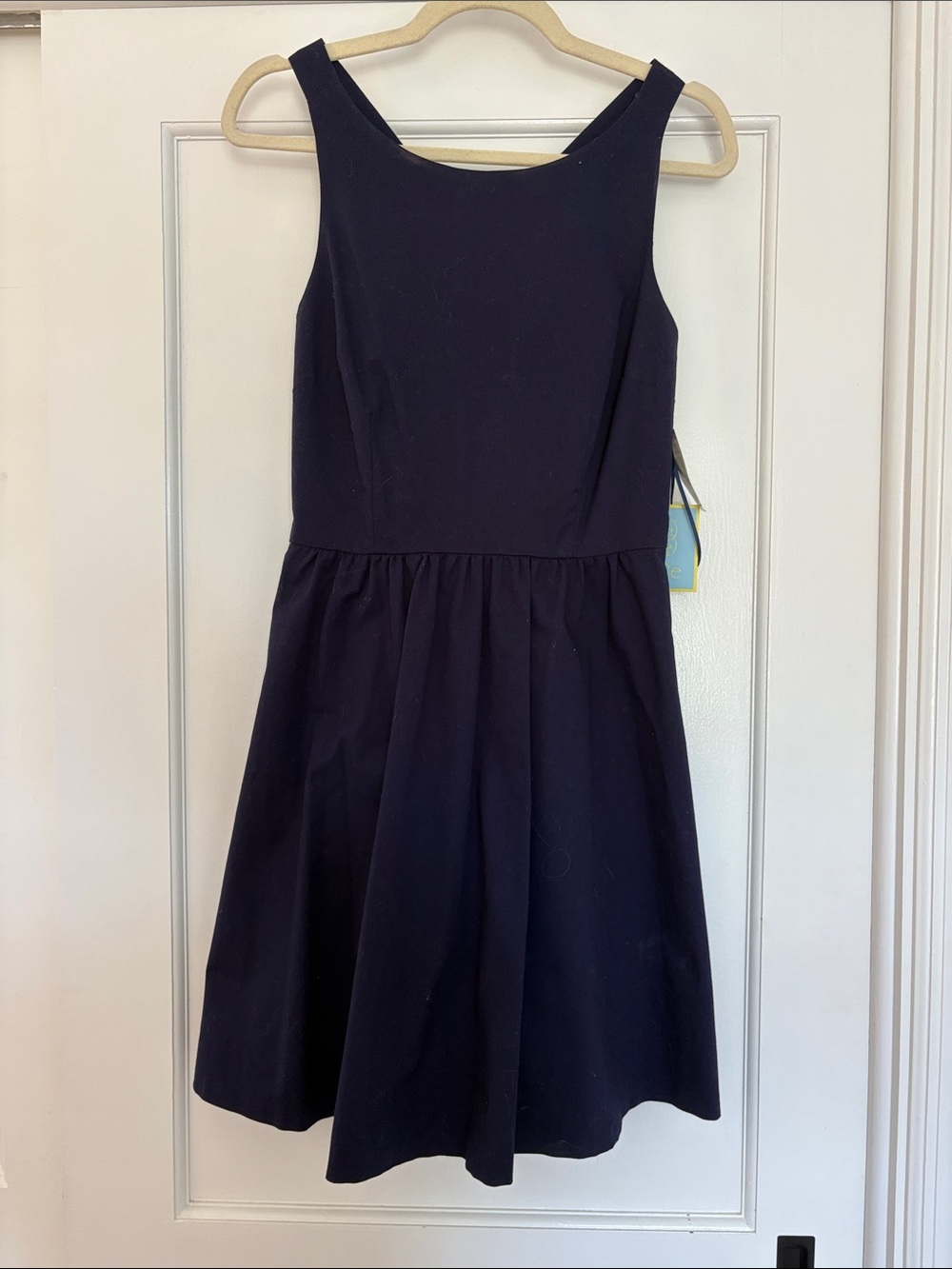 CeCe Navy Sleeveless Fit & Flare Mini Dress